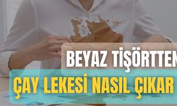 Beyaz Tişörtten Çay Lekesi Nasıl Çıkar
