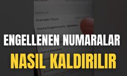 Engellenen Numaralar Nasıl Kaldırılır