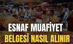 Esnaf Muafiyet Belgesi Nasıl Alınır