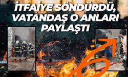 Şanlıurfa’da İtfaiye Alevlerle, Vatandaş Kamerayla Mücadele Etti!