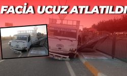 Şanlıurfa’da Kamyonet Refüje Çıktı: Facia Ucuz Atlatıldı