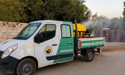 Harran'da İlaçlama Çalışmaları Sürüyor