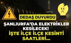 Şanlıurfa’da 25 Haziran 2025’de Geniş Çaplı Elektrik Kesintisi! İlçe İlçe Saat ve Mahalle Listesi Yayınlandı
