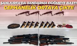 Şanlıurfa'da Jandarma Düğmeye Bastı: Cephanelik Ortaya Çıktı!