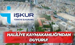 Haliliye Kaymakamlığı'ndan Duyuru! İŞKUR Kura Sonuçları Açıklandı