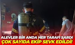 Şanlıurfa Haliliye’de Mobilya Dükkanı Alev Alev Yandı!