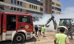 Şanlıurfa’da İnşaat Malzemeleri Kül Oldu