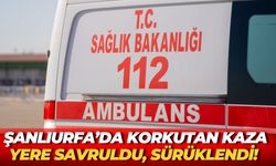 Şanlıurfa’da Motosiklet Kazası: Yere Savruldu, Sürüklendi!