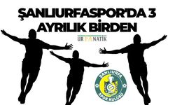 Şanlıurfaspor'da 3 Ayrılık Birden