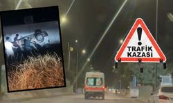 Suruç’ta Gece Yarısı Can Pazarı: Otomobil Takla Atarak Tarlaya Uçtu!