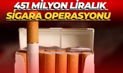 Ticaret Bakanlığı’ndan 451 Milyon Liralık Kaçak Sigara Operasyonu