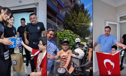 Küçük Ertuğrul'un İsteğini Şanlıurfa Polisi Yerine Getirdi