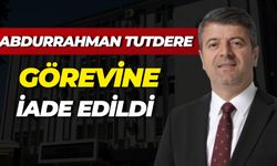 Adıyaman Belediye Başkanı Abdurrahman Tutdere Görevine İade Edildi