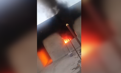 Akçakale’de İnşaat Halindeki Evde Çıkan Yangın Korkuttu