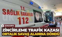 Şanlıurfa Haliliye’de Zincirleme Trafik Kazası: 1 Yaralı