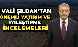 Şanlıurfa Valisi Hasan Şıldak, Yatırım ve İyileştirme Çalışmalarını Yerinde İnceledi