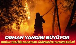 Çanakkale’de Orman Yangını Büyüyor: Boğaz Trafiğe Kapatıldı, Üniversite Tahliye Edildi