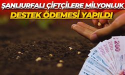 Şanlıurfalı Çiftçilere Milyonluk Destek Ödemesi Yapıldı