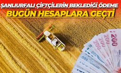 Şanlıurfalı Çiftçilerin Beklediği Ödeme Bugün Hesaplara Geçti
