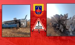 Şanlıurfa’da Beton Mikseri Şarampole Devrildi: Sürücü Hafif Yaralandı