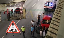 Karaköprü Balıkayağı Kavşağı Alt Geçidinde Trafik Kazası