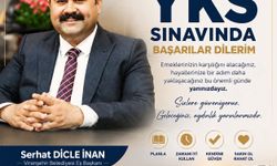 Başkan Serhat Dicle İnan’dan YKS Adaylarına Başarı Dileği