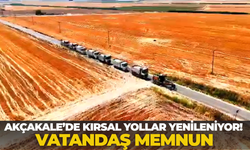 Akçakale’de Kırsal Yollar Yenileniyor! Vatandaş Memnun