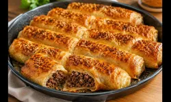 Gelinim Mutfakta Terbiyeli Börek Tarifi, Malzemeleri, Yapılışı, Püf Noktaları: Kıymalı Yoğurtlu Terbiyeli Börek Kaç Derecede Pişer?