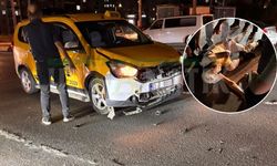 Karaköprü’de Taksi ile Motosiklet Çarpıştı: Yaralı Var