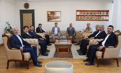 Osman Mutlu ve MHP Heyeti Ali Naci Aldemir ile Atilla Aksoy’u Makamında Ziyaret Etti