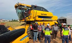 Şanlıurfa'da Jandarmadan Hasat Sezonunda Traktör ve Biçerdöver Denetimi
