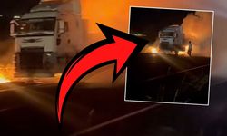 Viranşehir–Nusaybin Yolunda Korku Dolu Anlar: Tır Alev Alev Yandı!