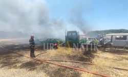 Şanlıurfa’daki Otopark Alevlere Teslim Oldu