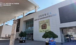 ABD'den İadesi Sağlanan Zeugma Kökenli 13'üncü Mozaik Panel Gaziantep'e Getirildi