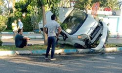 Birecik Ferit Aydın Mirkelam Caddesi'nde Trafik Kazası!