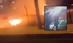 Karaköprü'de Korku Dolu Anlar! Alevler Evlere Metreler Kala Durduruldu
