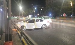 Necmettin Cevheri Bulvarı Yürekleri Ağza Getiren Kaza!