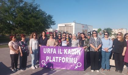 Urfa İl Kadın Platformu'ndan Emine Dişçi İçin Basın Açıklaması
