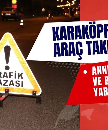 Karaköprü’de  Araç Takla Attı: Anne, Baba ve Bebekleri Yaralandı