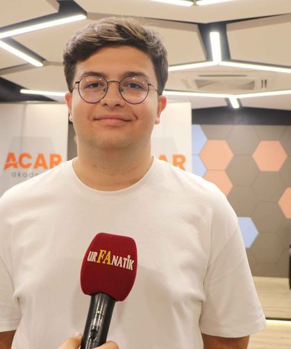 TYT Birincisi Miraç Koşar Şanlıurfa’da Dikkat Çeken Açıklamalarda Bulundu