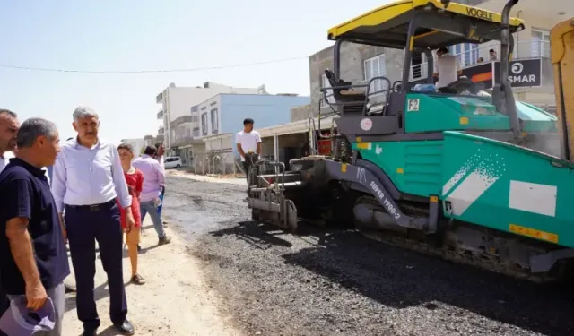 Başkan Hallaç; ‘’beton asfalt çalışmalarımıza başladık’’