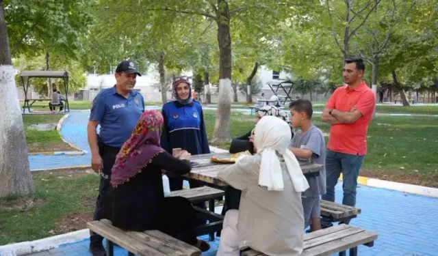 Karaköprü parkları güvenlik için denetleniyor