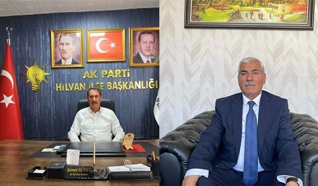 AK Parti'de Bozova ve Hilvan İlçe Başkanları görevlerini bıraktı