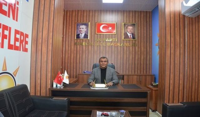 Ak Parti Birecik İlçe Başkanı Halil Yavuz istifa etti: "İlle de Adalet!"