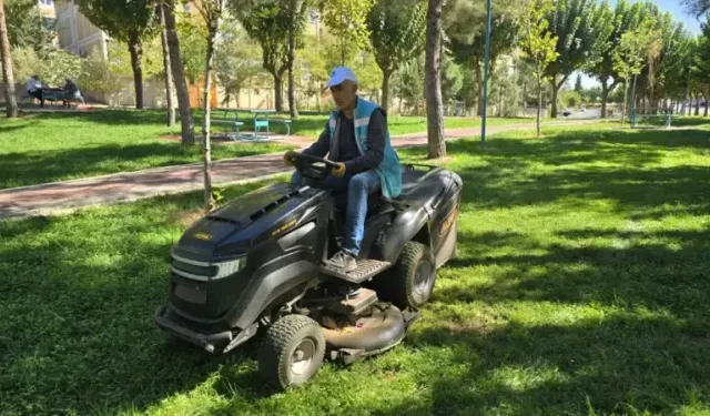 Eyyübiye parklarında bakım zamanı