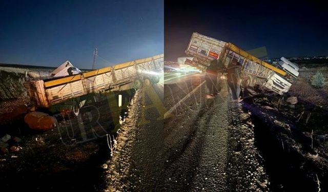 Yine Suruç yolu yine tır kazası...