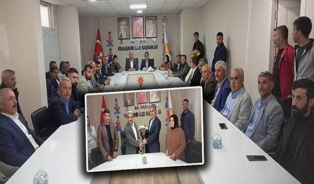 AK Parti Viranşehir İlçe Başkanı görevini devretti