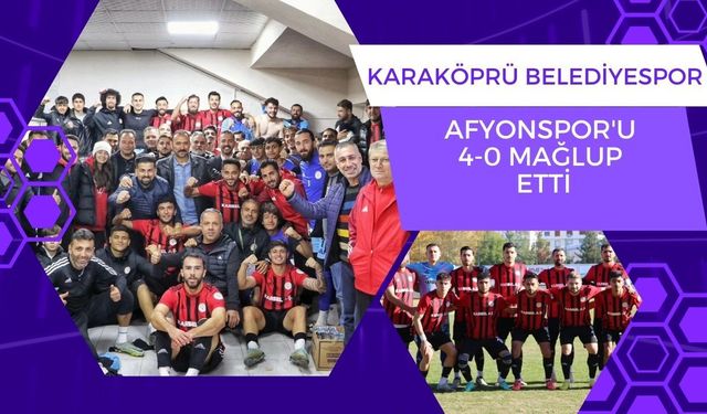 Nesine 2. Lig: Karaköprü Belediyespor: 4 - Afyonspor: 0