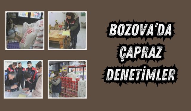 Bozova’da Çapraz Denetimler: 75 işletme…