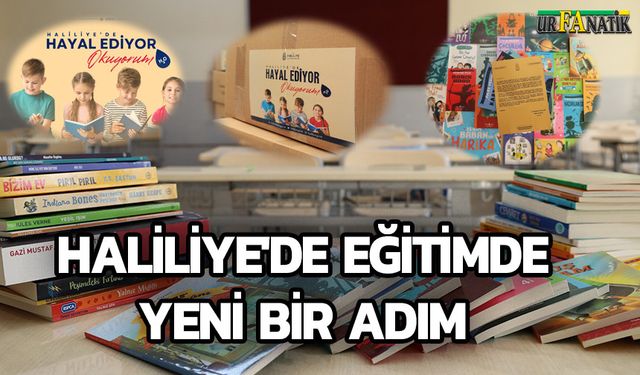 Haliliye'de H2O Projesi ile 14 Bin 500 Kitap Dağıtılıyor